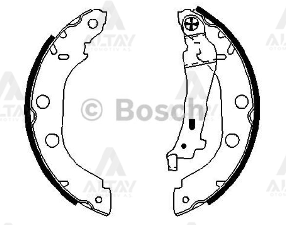 Renault Kangoo Arka Fren Balata OEM 7701208063